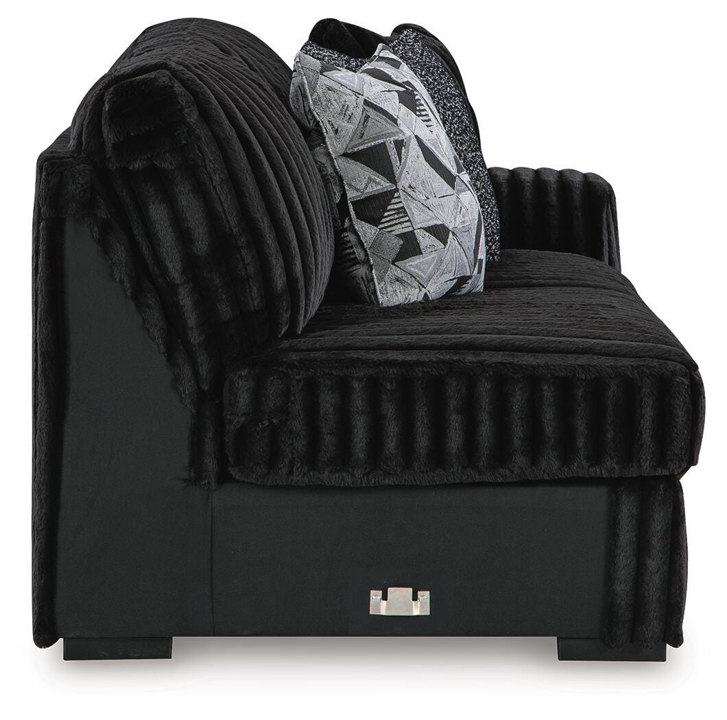 Midnight-Madness Sectional Sofa with Chaise - Luxury Home Furniture (MI)