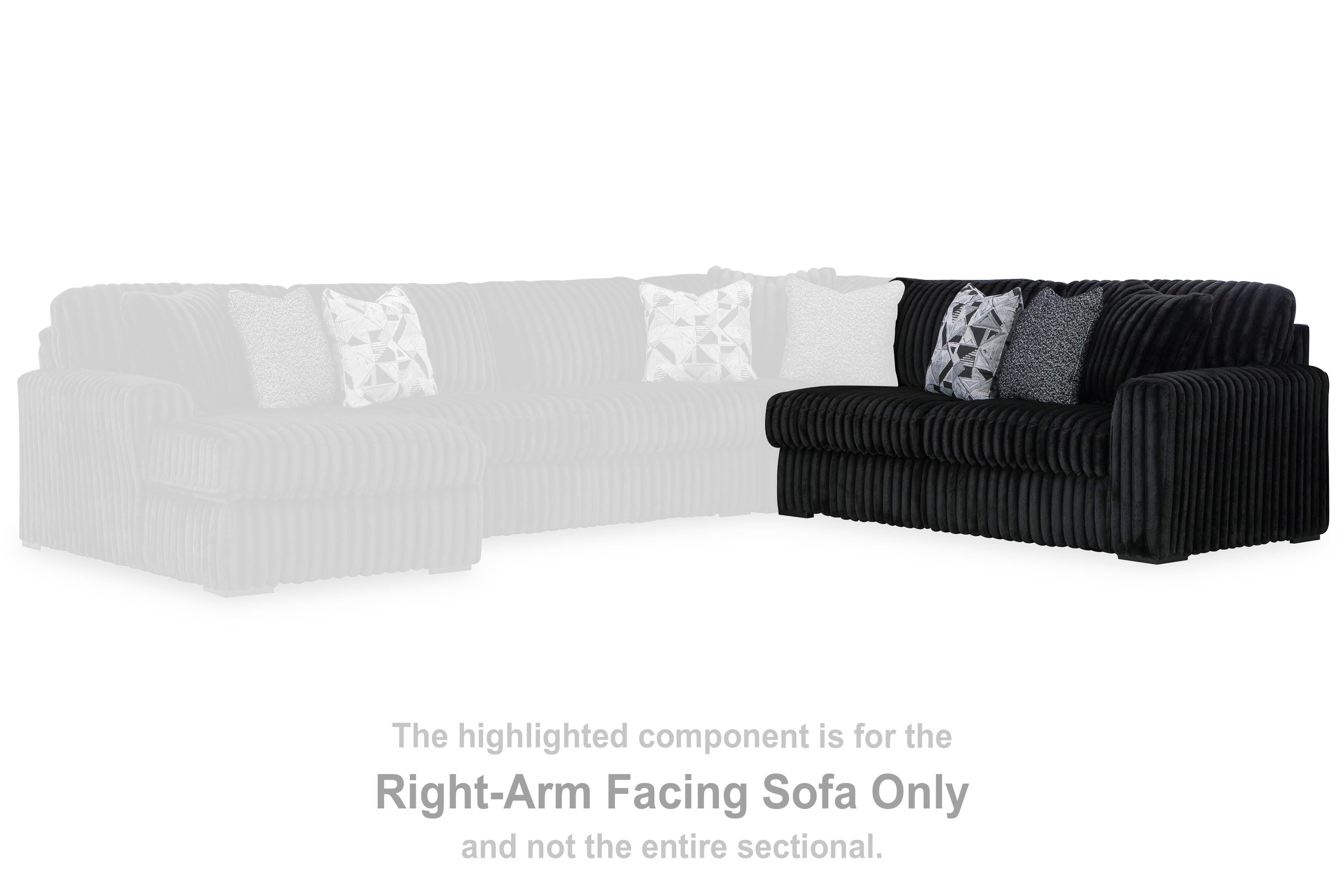 Midnight-Madness Sectional Sofa with Chaise - Luxury Home Furniture (MI)