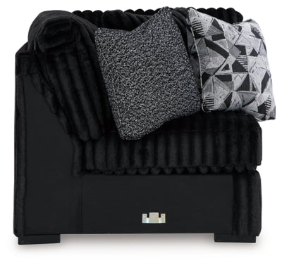 Midnight-Madness Sectional with Chaise