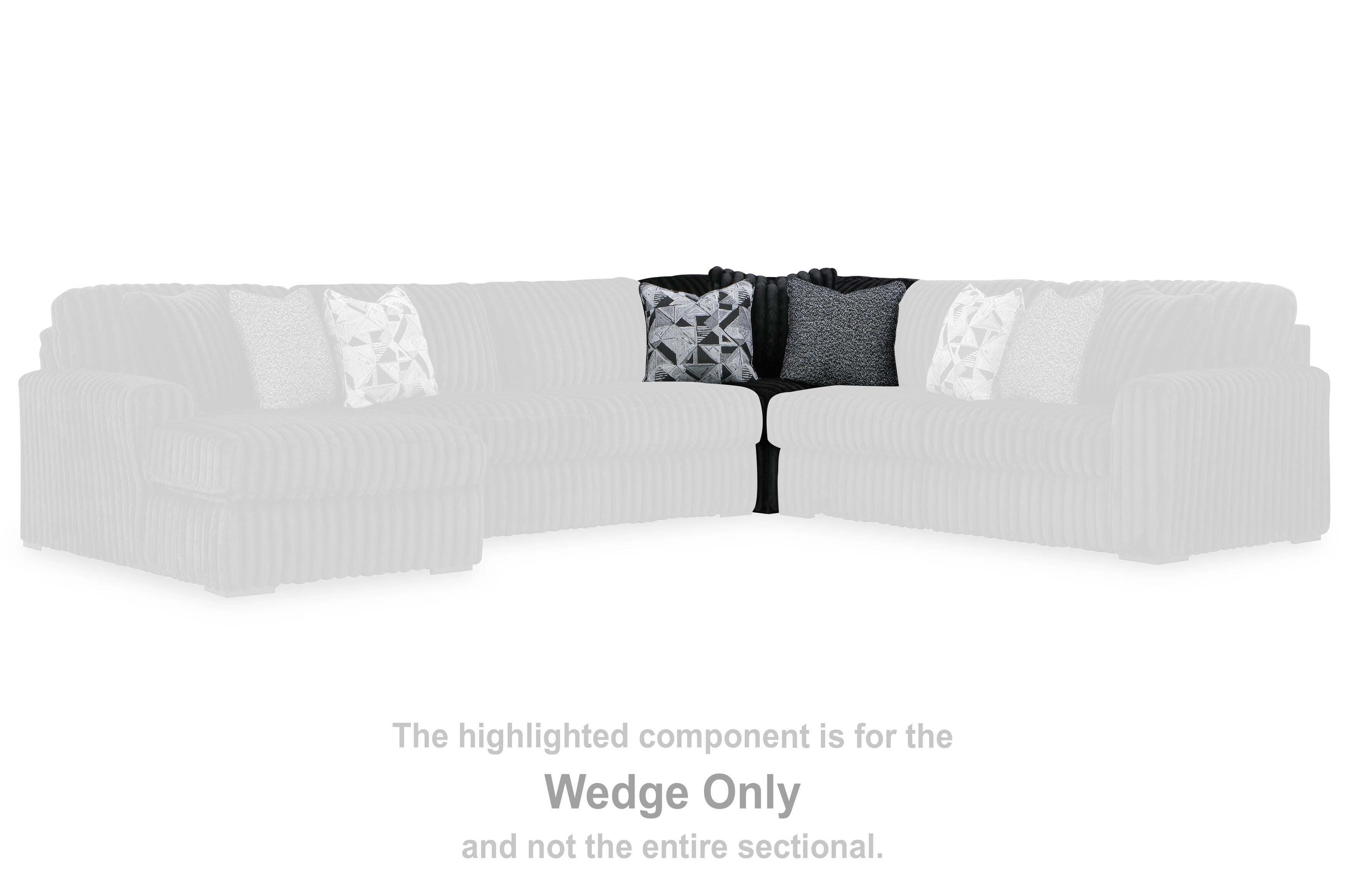 Midnight-Madness Sectional with Chaise - Luxury Home Furniture (MI)