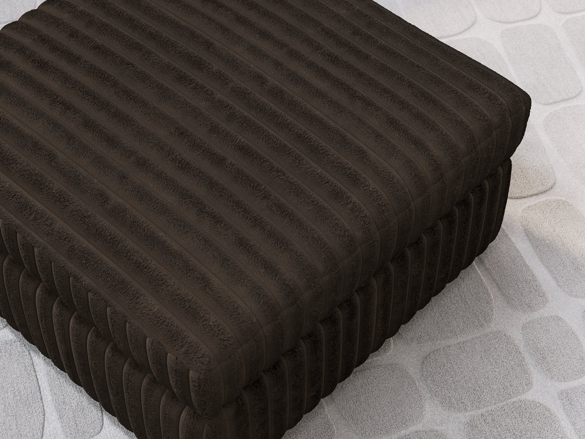 Midnight-Madness Oversized Accent Ottoman - Luxury Home Furniture (MI)