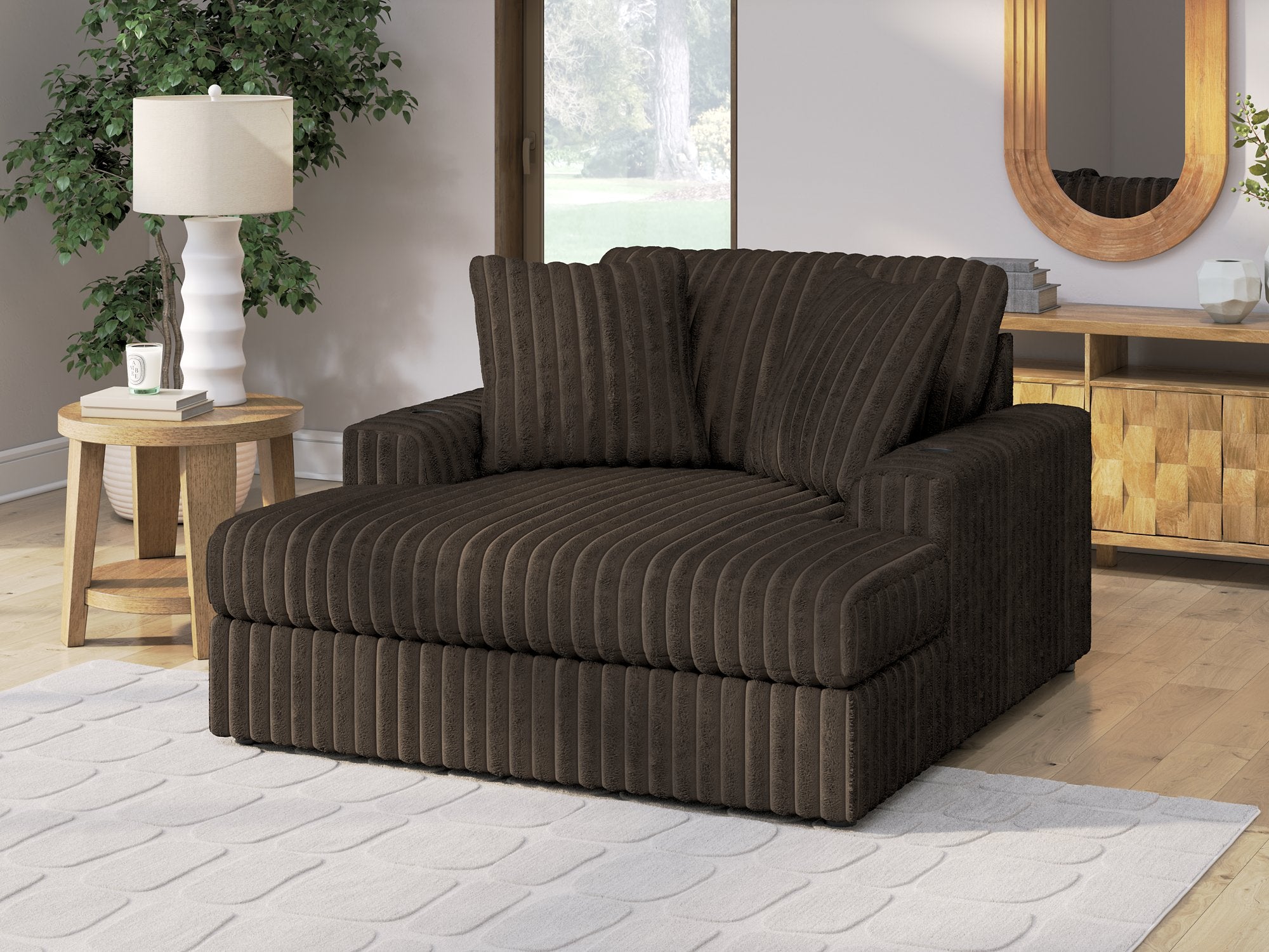 Midnight-Madness Oversized Chaise - Luxury Home Furniture (MI)