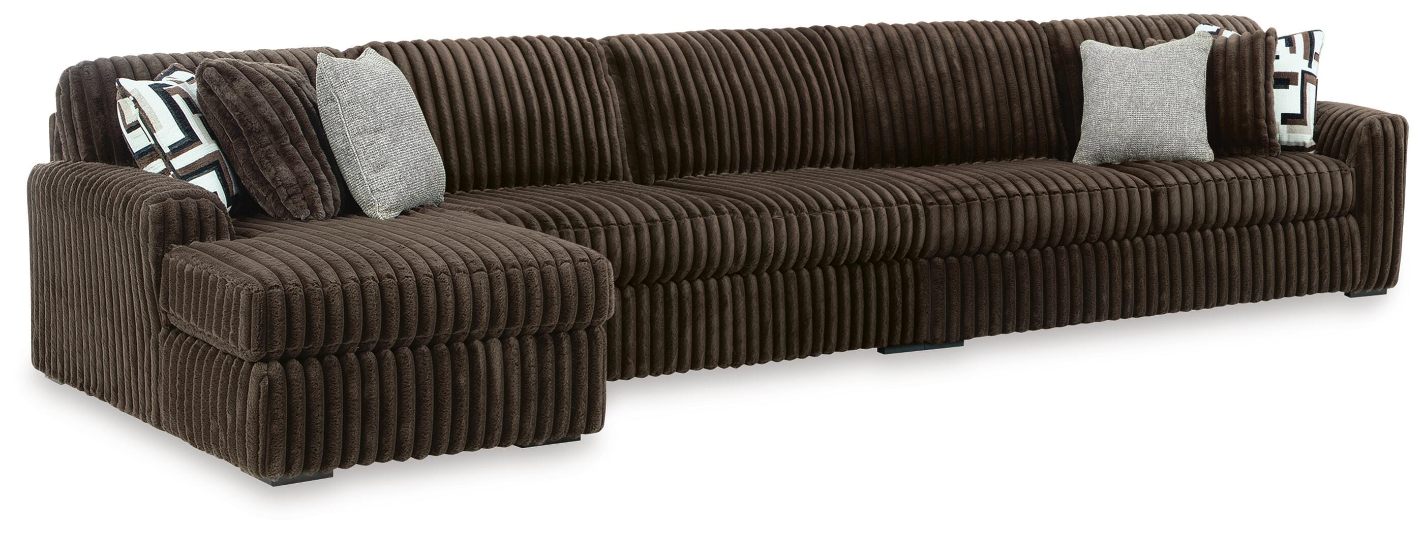 Midnight-Madness Sectional with Chaise - Luxury Home Furniture (MI)