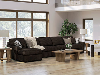 Midnight-Madness Sectional Sofa with Chaise - Luxury Home Furniture (MI)