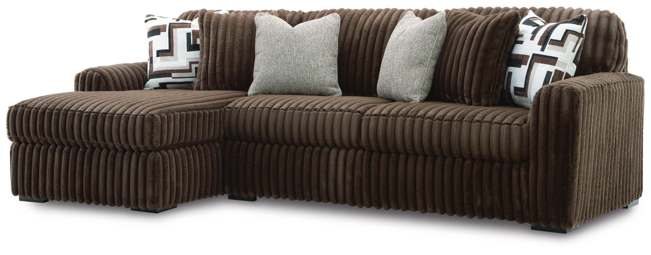 Midnight-Madness Sectional Sofa with Chaise - Luxury Home Furniture (MI)