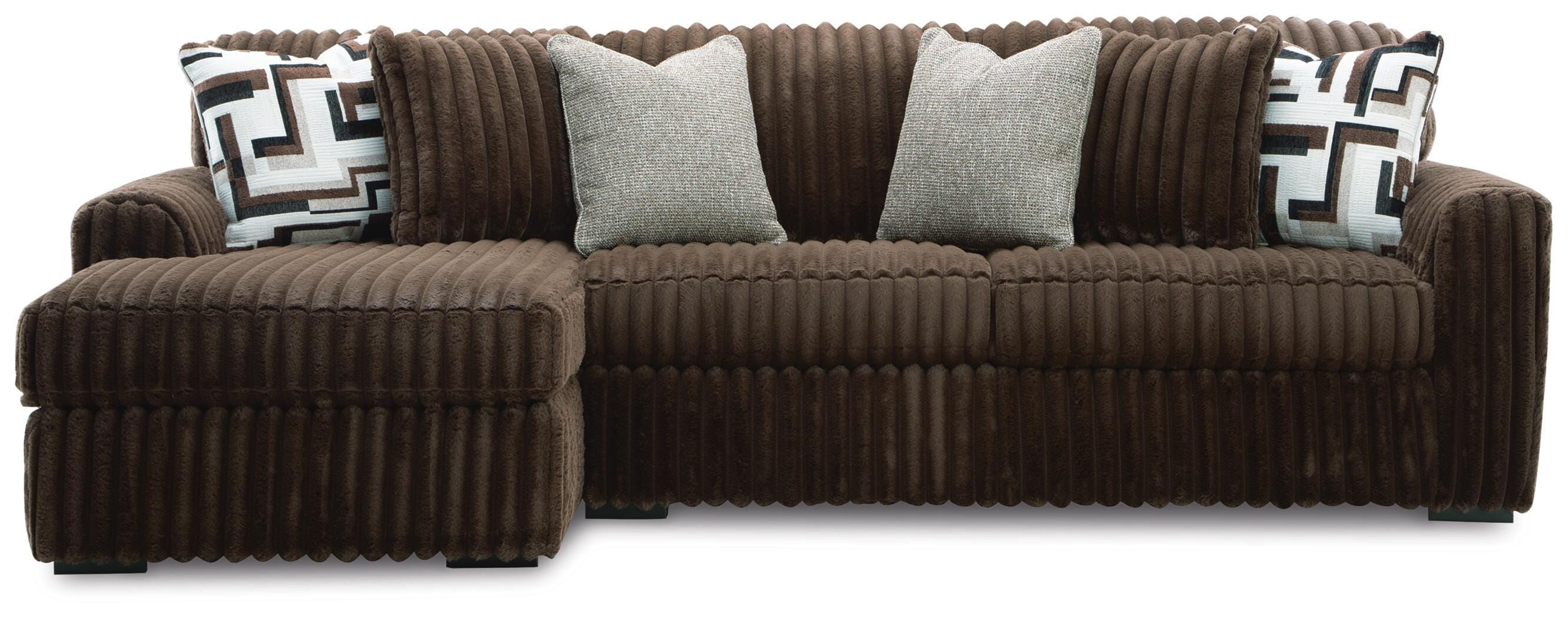 Midnight-Madness Sectional Sofa with Chaise - Luxury Home Furniture (MI)