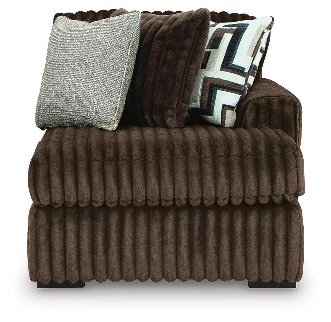 Midnight-Madness Sectional with Chaise - Luxury Home Furniture (MI)