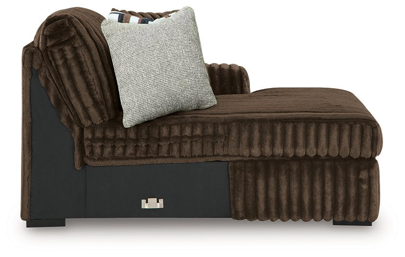 Midnight-Madness Sectional with Chaise - Luxury Home Furniture (MI)