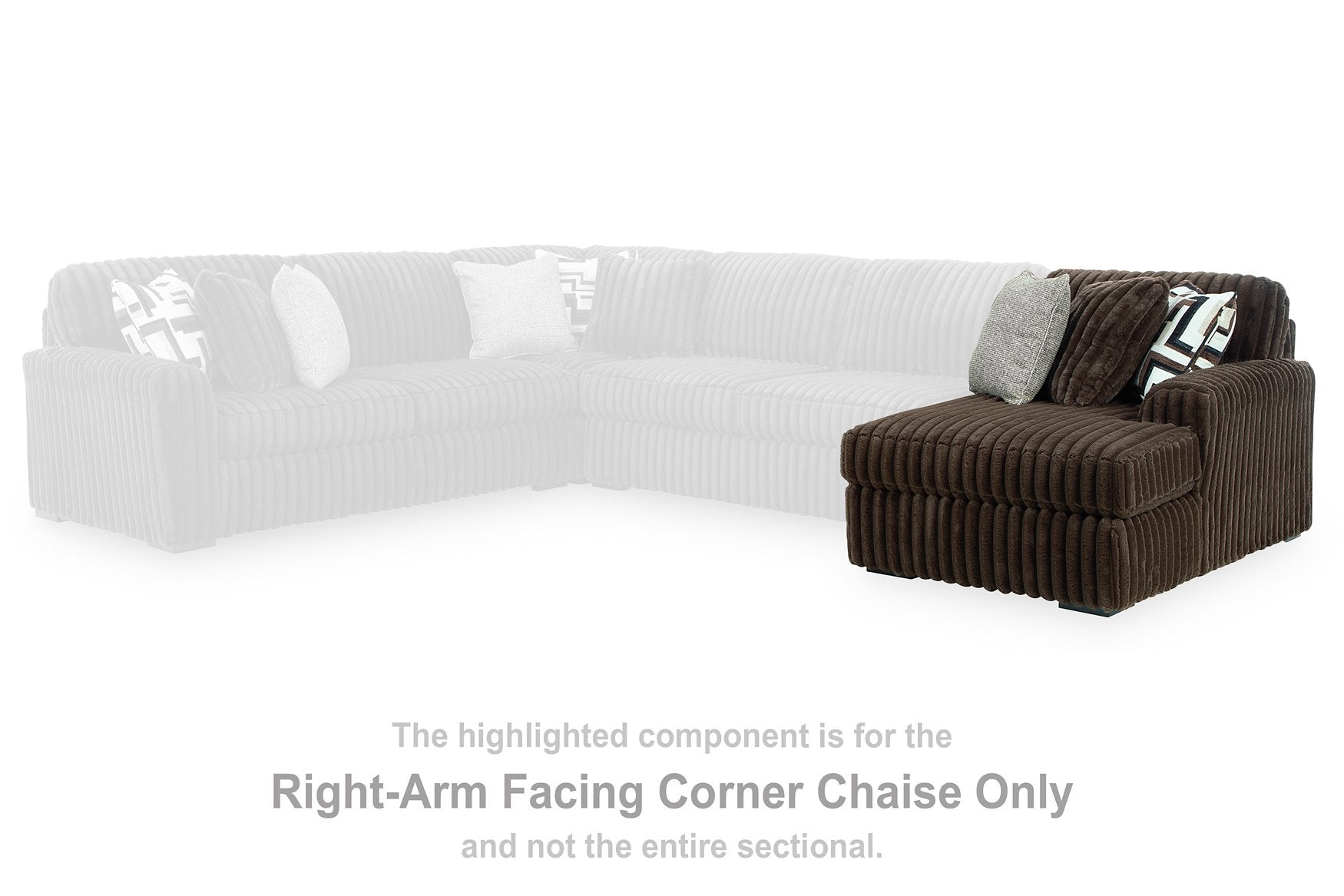 Midnight-Madness Sectional with Chaise - Luxury Home Furniture (MI)