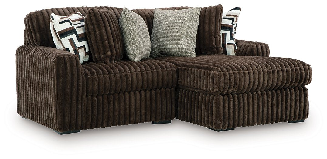 Midnight-Madness Sectional with Chaise - Luxury Home Furniture (MI)