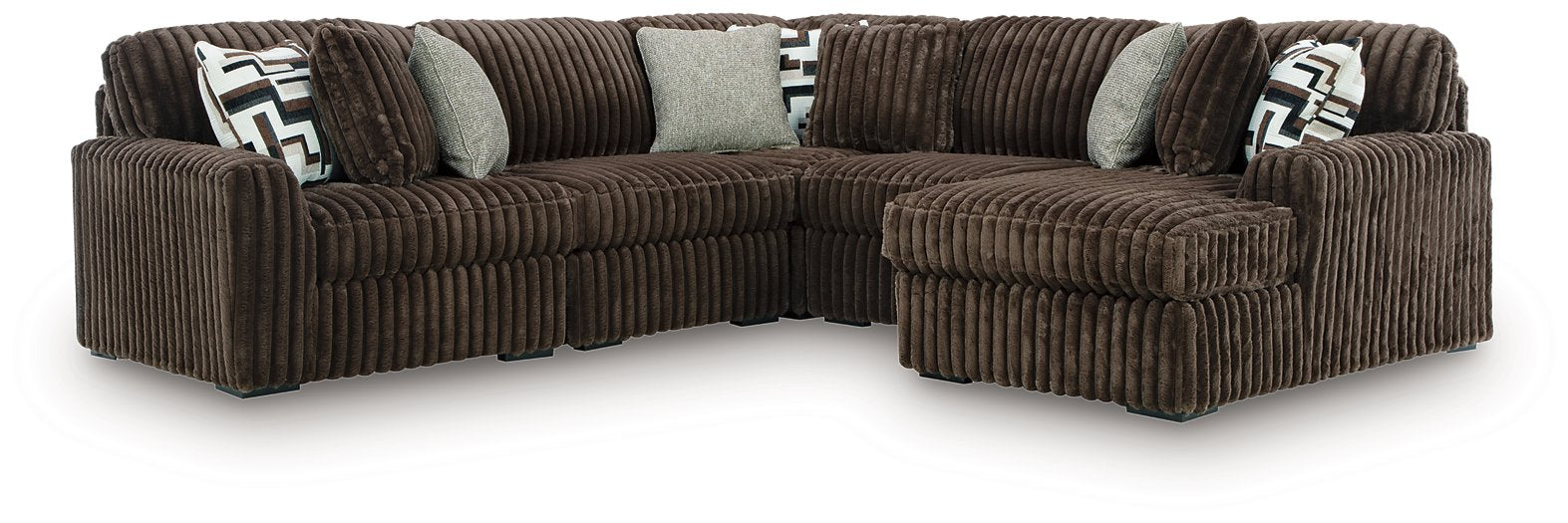 Midnight-Madness Sectional with Chaise - Luxury Home Furniture (MI)
