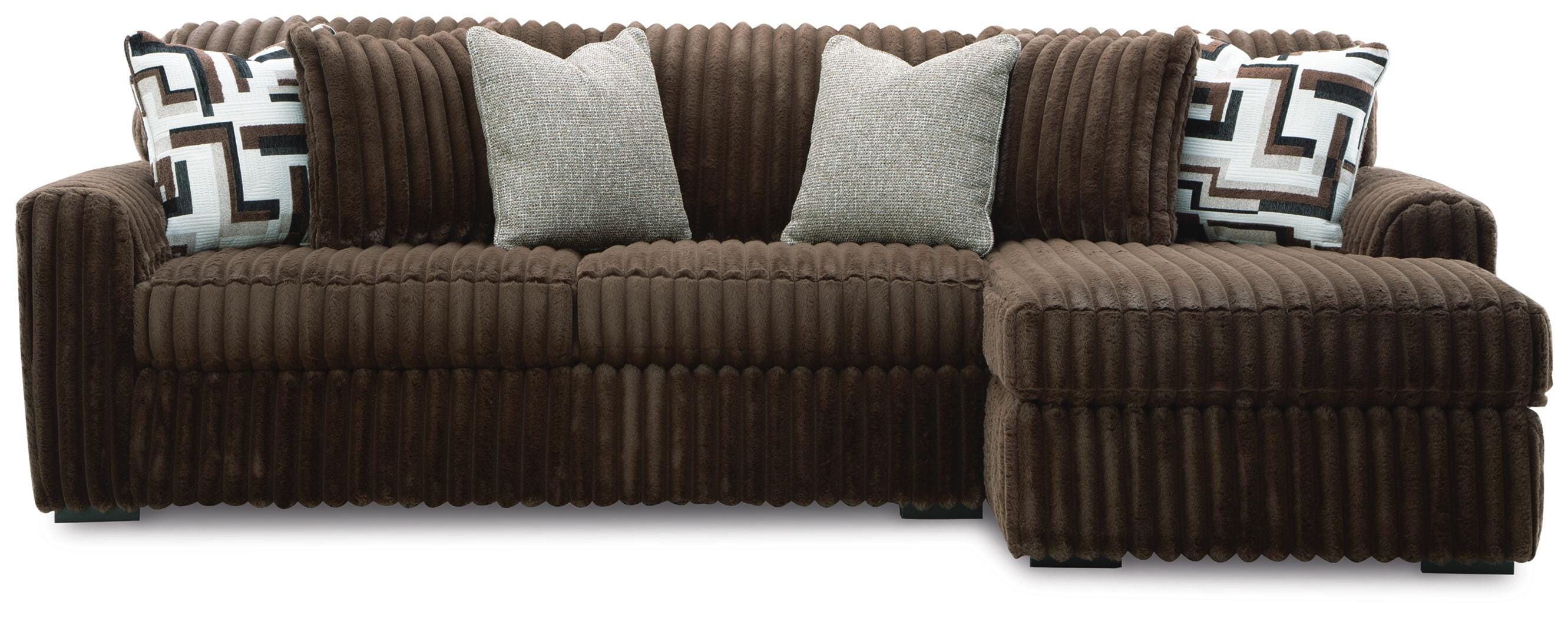 Midnight-Madness Sectional Sofa with Chaise - Luxury Home Furniture (MI)