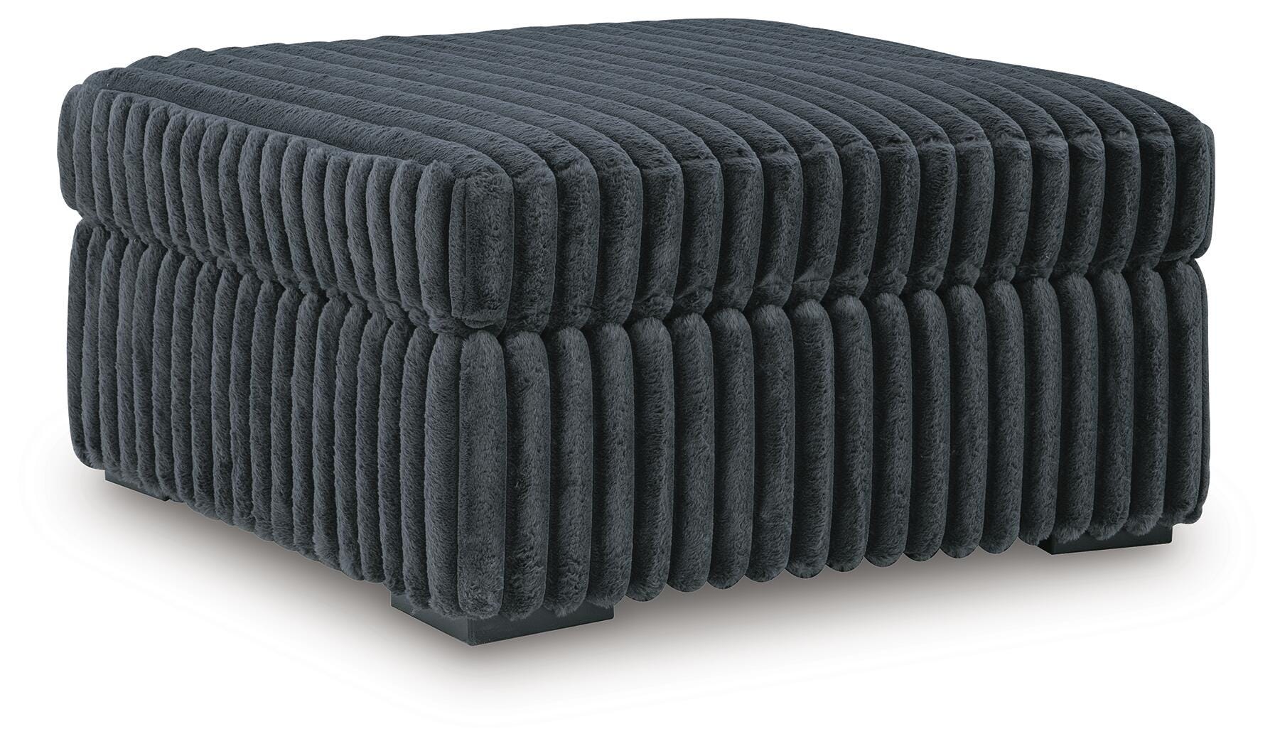 Midnight-Madness Oversized Accent Ottoman - Luxury Home Furniture (MI)