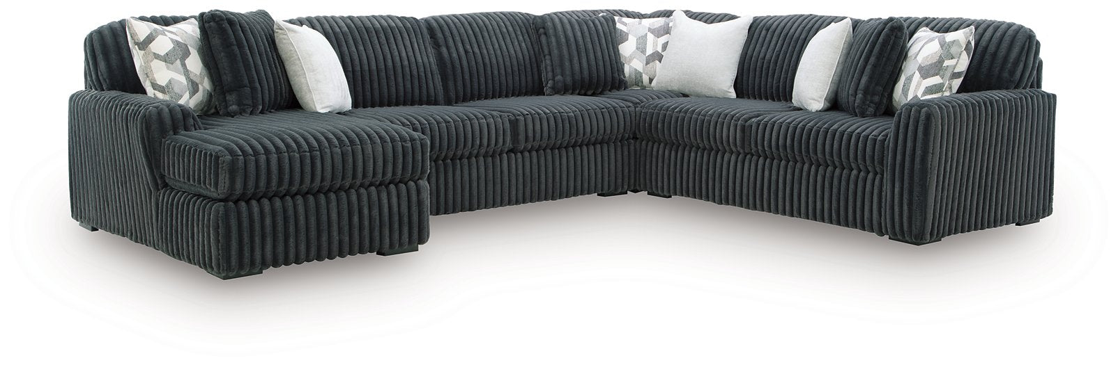 Midnight-Madness Sectional with Chaise - Luxury Home Furniture (MI)