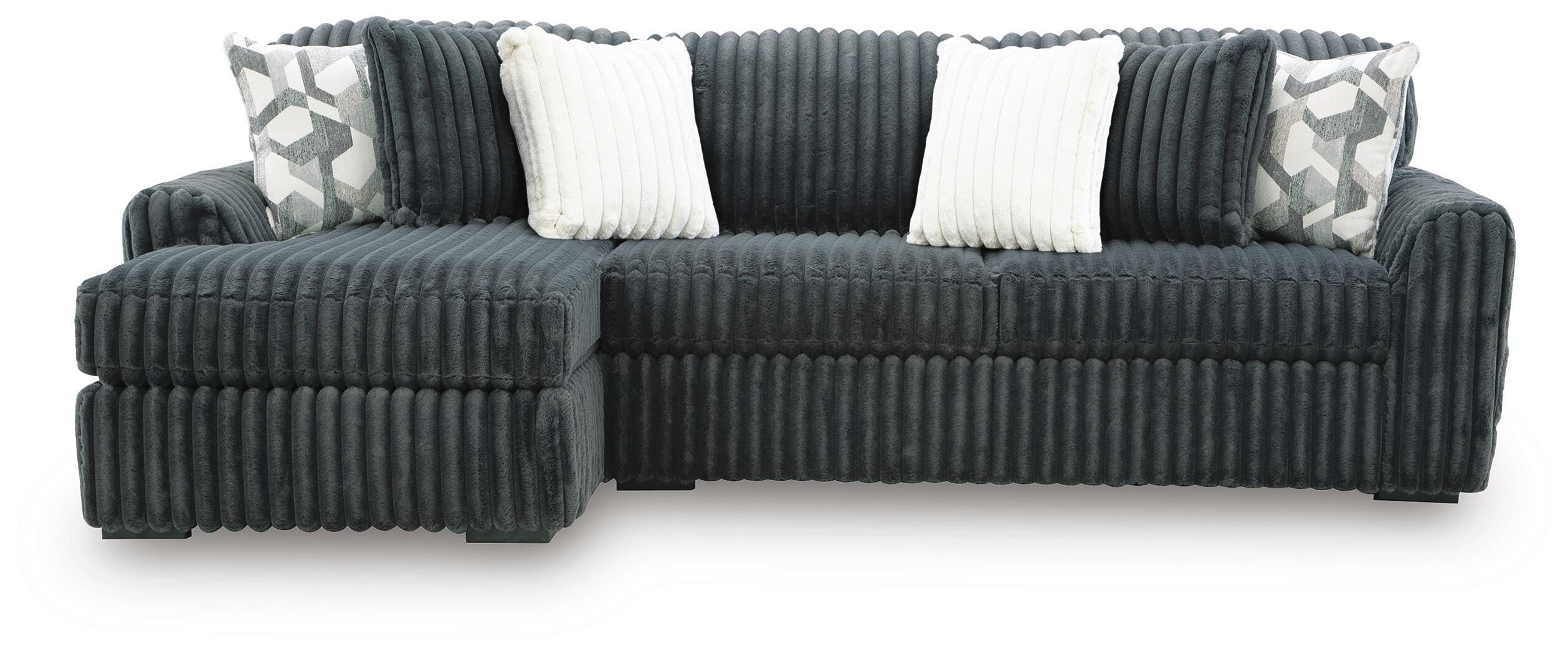 Midnight-Madness Sectional Sofa with Chaise - Luxury Home Furniture (MI)