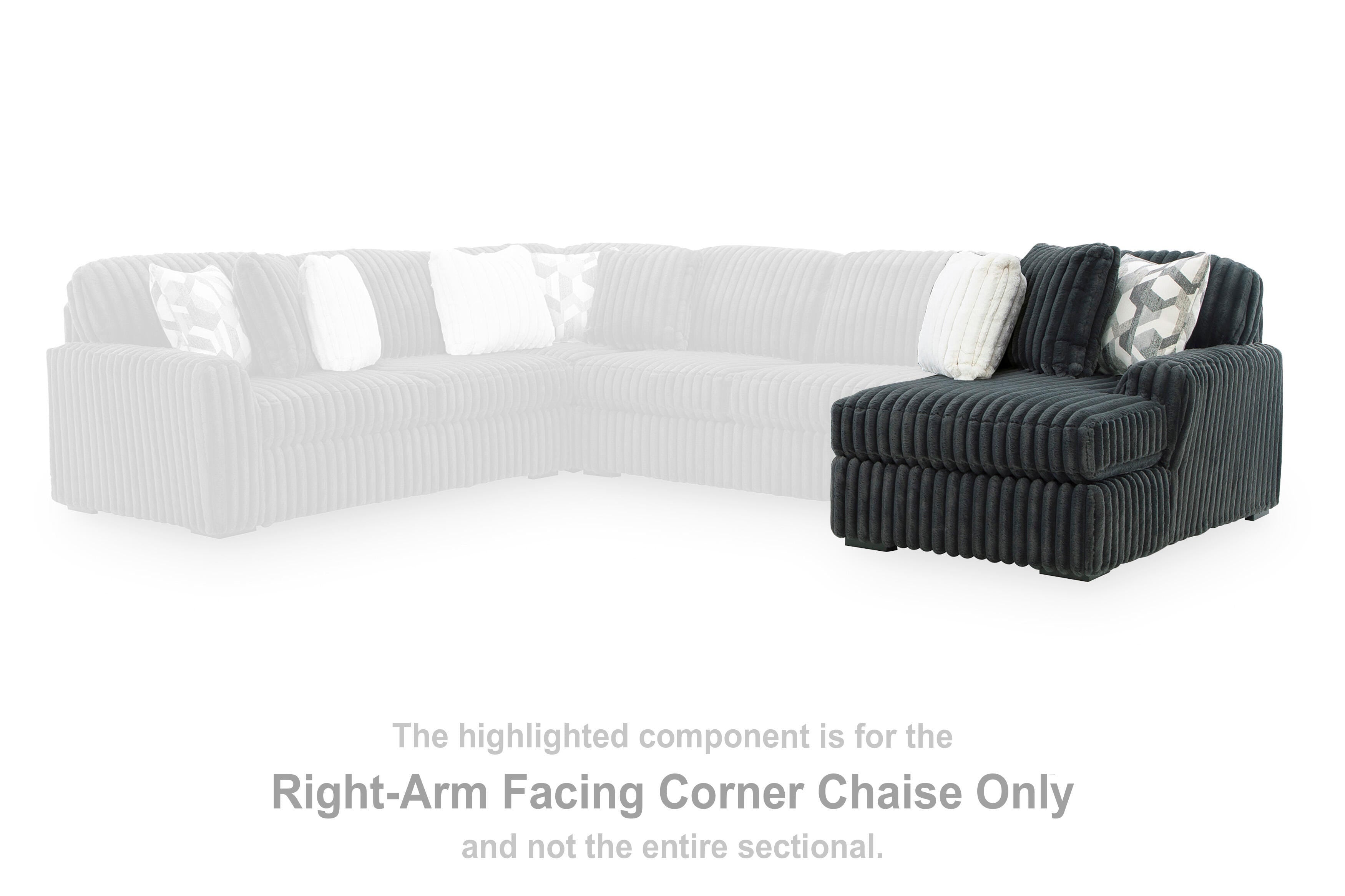 Midnight-Madness Sectional Sofa with Chaise - Luxury Home Furniture (MI)