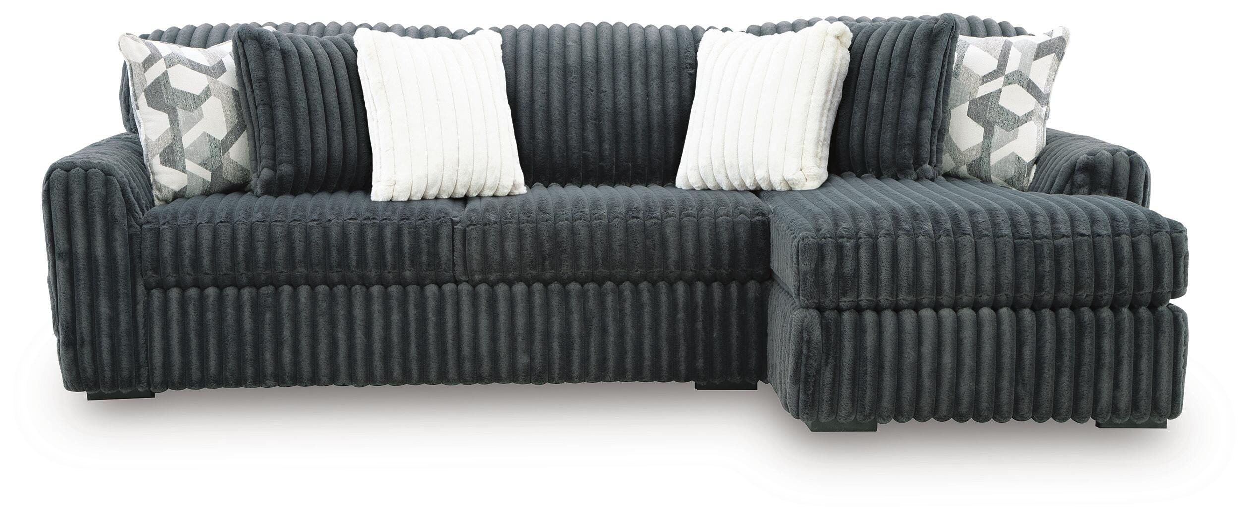 Midnight-Madness Sectional Sofa with Chaise - Luxury Home Furniture (MI)
