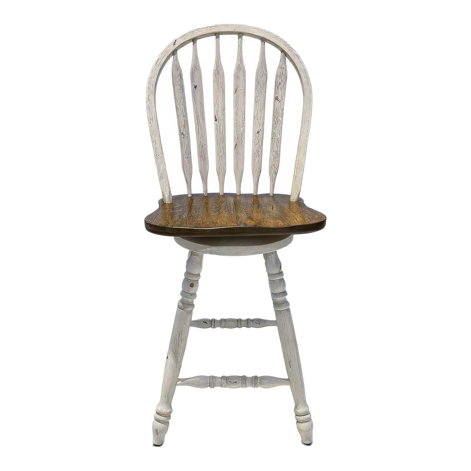 Carolina Crossing Windsor Swivel Counter Chair - White image