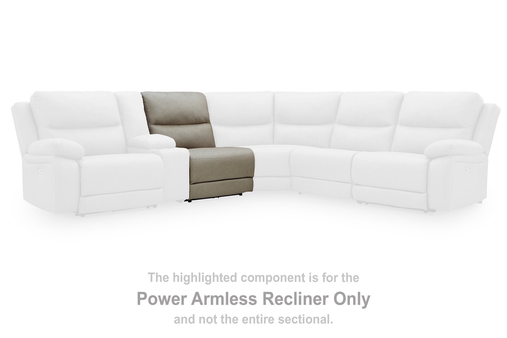 Narwhal Place Reclining Sectional with Storage Console - Luxury Home Furniture (MI)