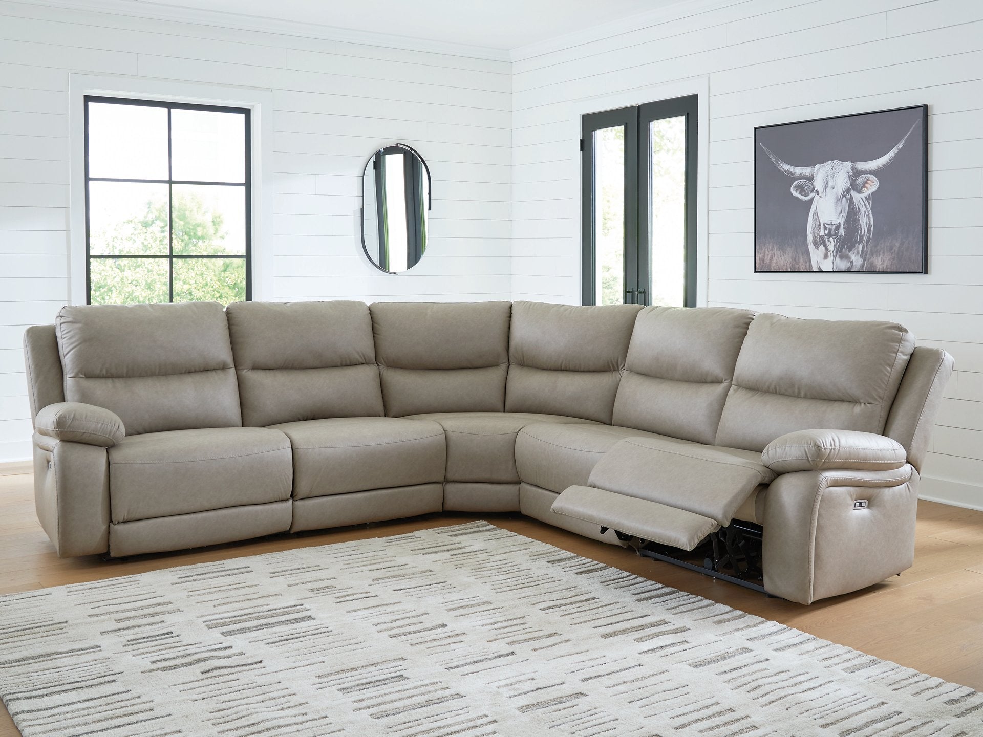 Narwhal Place Power Reclining Sectional - Luxury Home Furniture (MI)