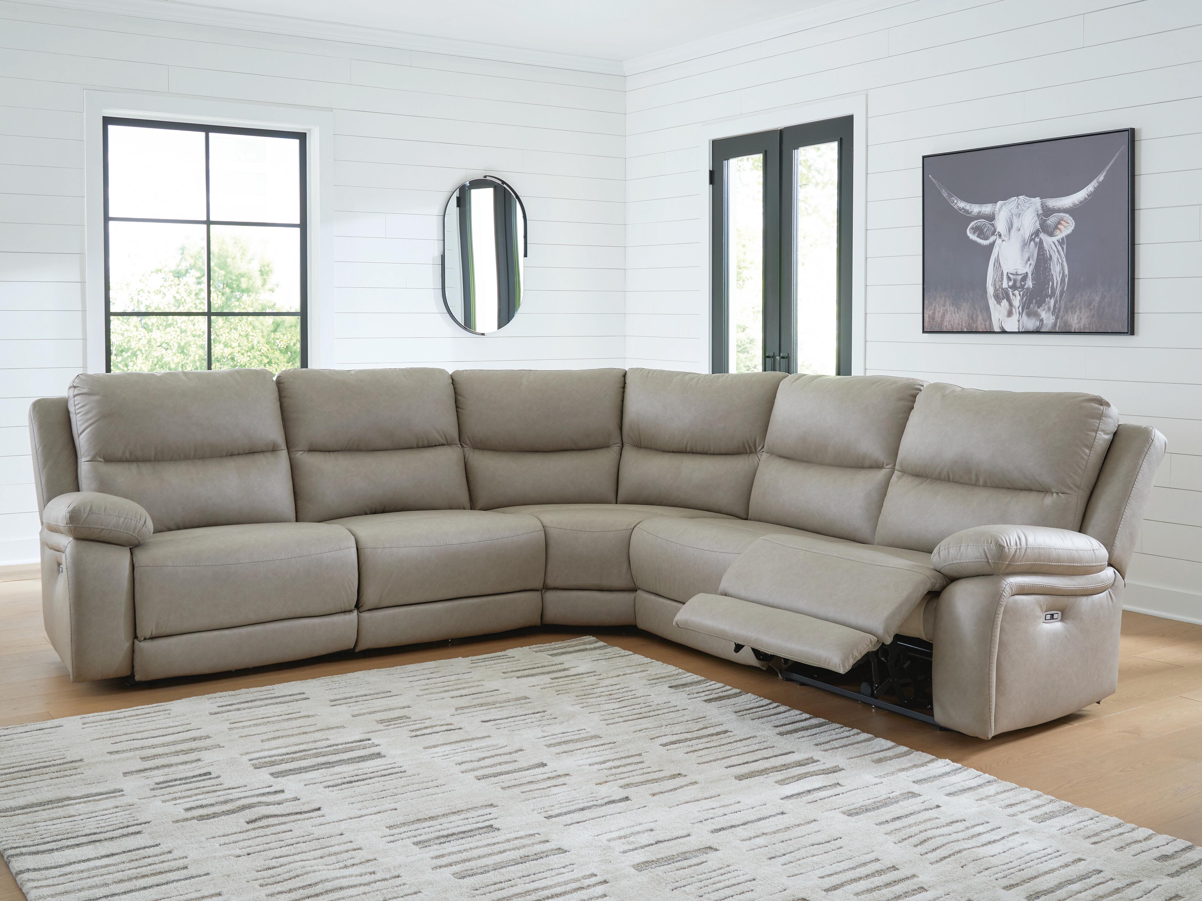 Narwhal Place Power Reclining Sectional - Luxury Home Furniture (MI)