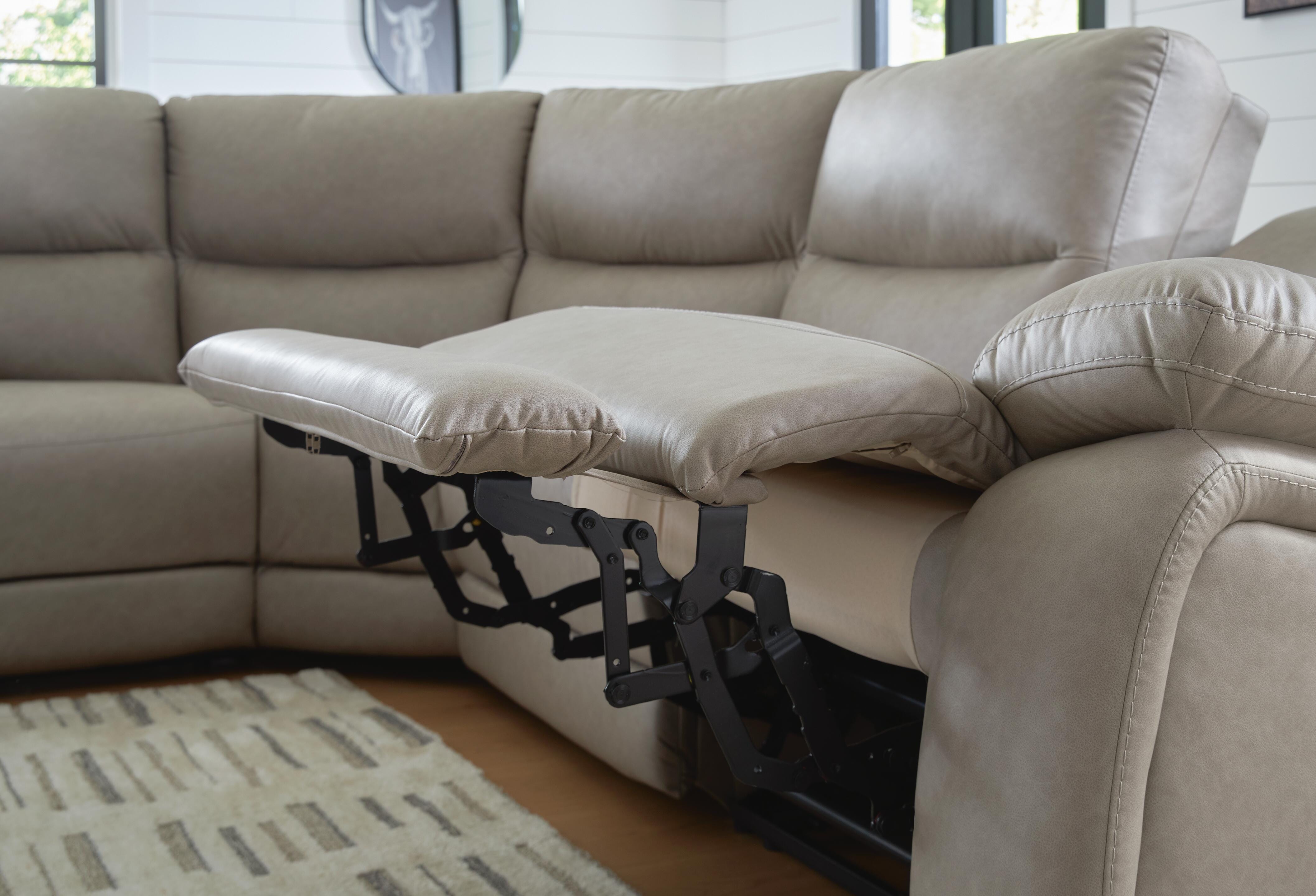 Narwhal Place Reclining Sectional with Storage Console - Luxury Home Furniture (MI)