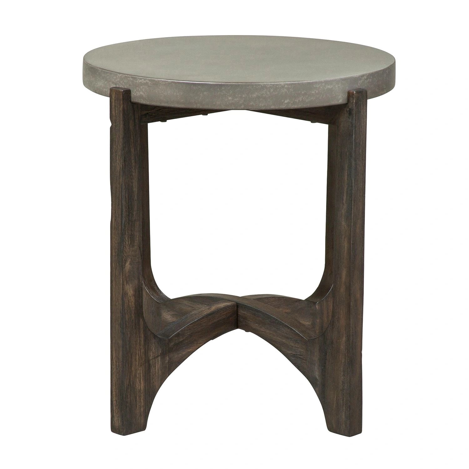 Cascade End Table in Wire Brush Rustic Brown image