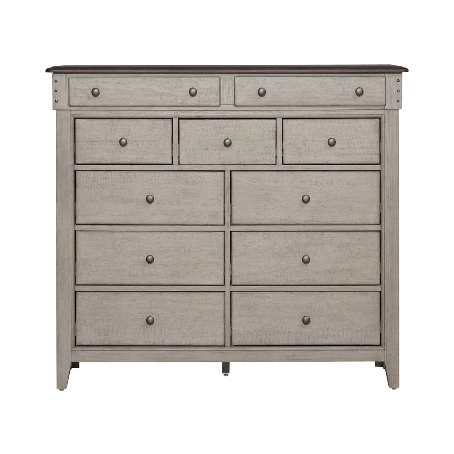Ivy Hollow 11 Drawer Chesser in Weathered Linen image