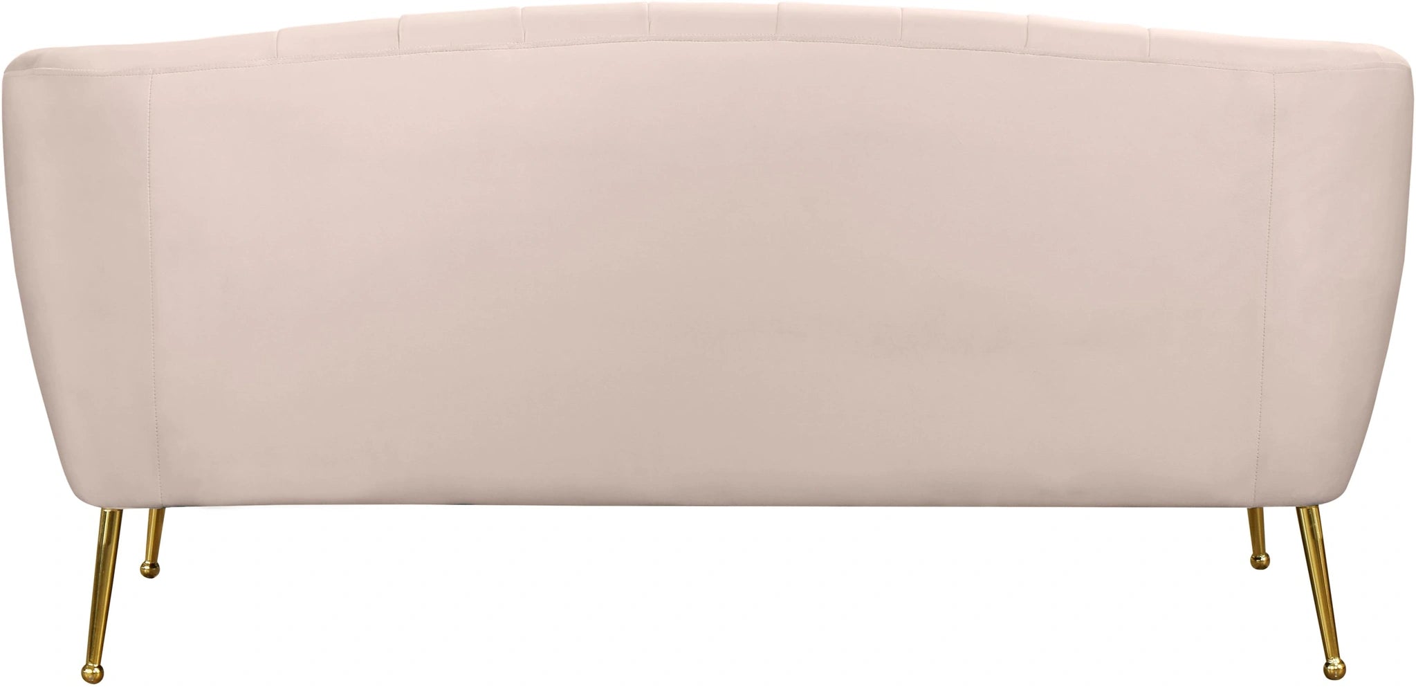 Tori Pink Velvet Loveseat