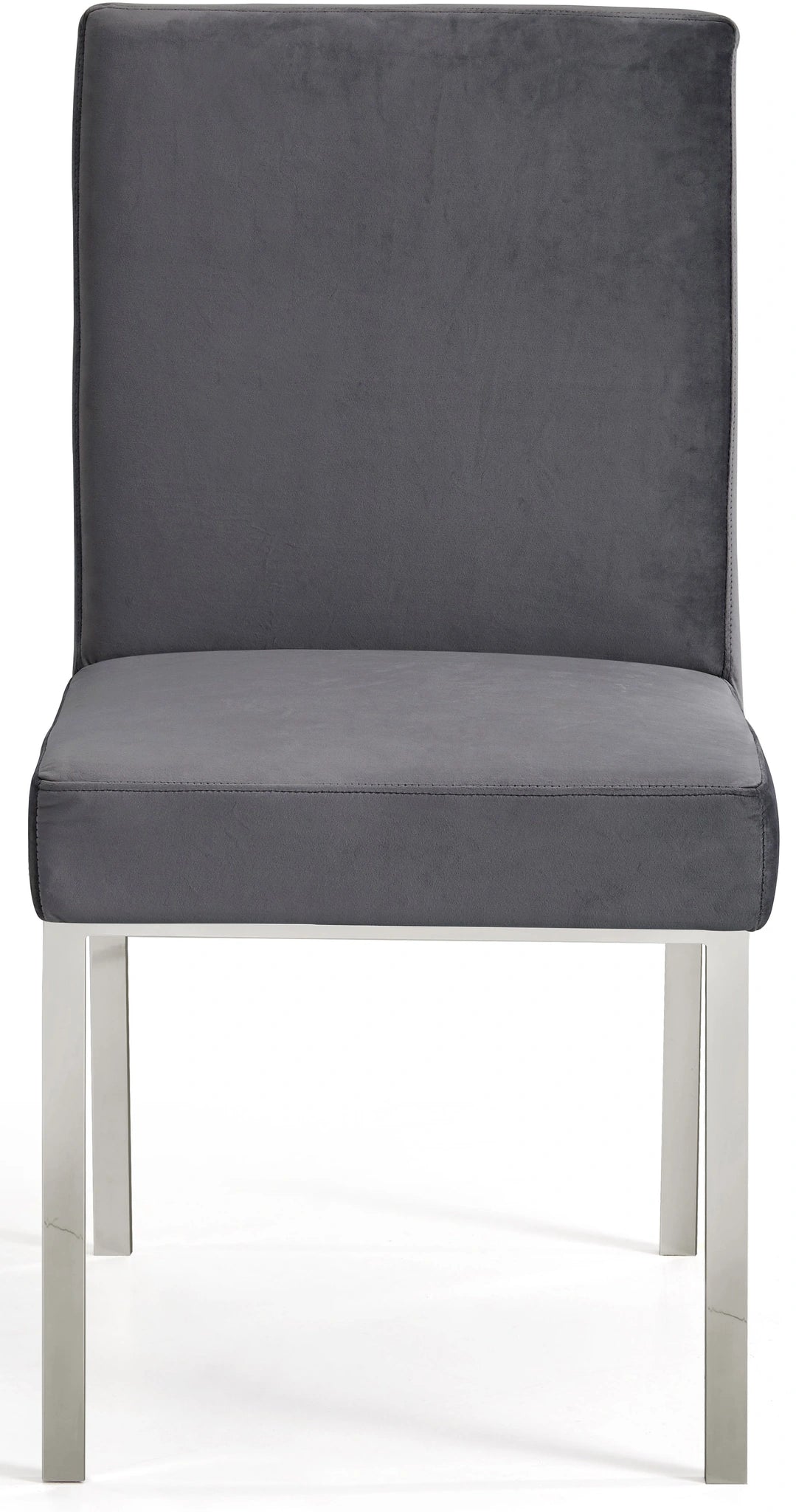 Opal Grey Velvet Dining Chair