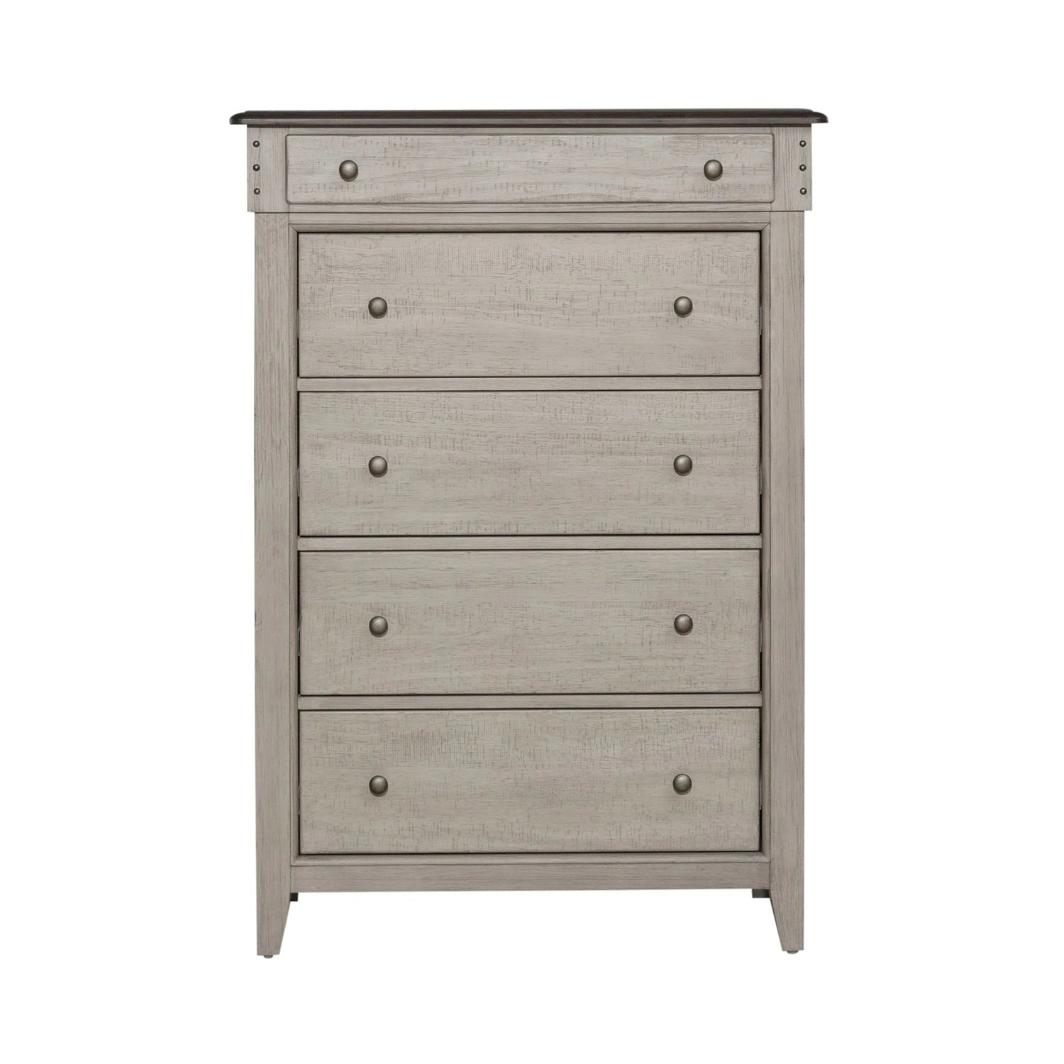 Ivy Hollow 5 Drawer Chest in Weathered Linen image
