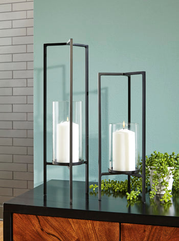 Ginette Candle Holder (Set of 2) - Luxury Home Furniture (MI)