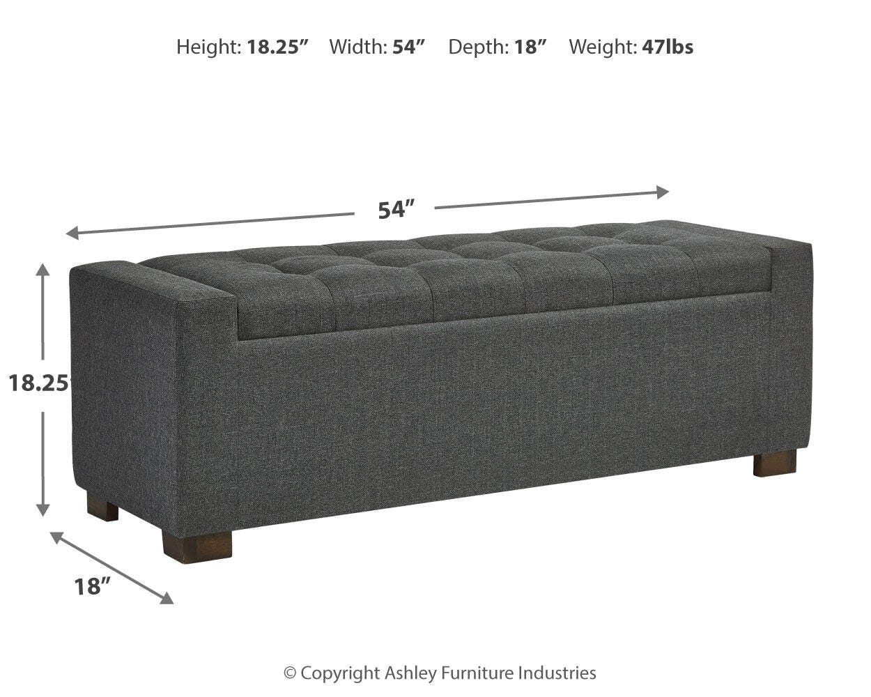 Cortwell Storage Bench - Luxury Home Furniture (MI)