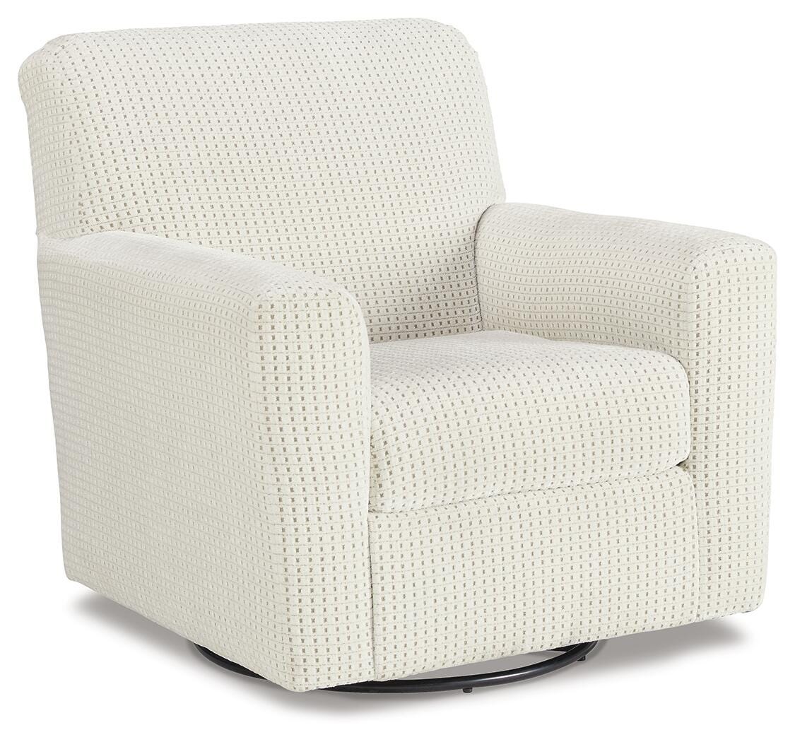 Herstow Swivel Glider Accent Chair - Luxury Home Furniture (MI)