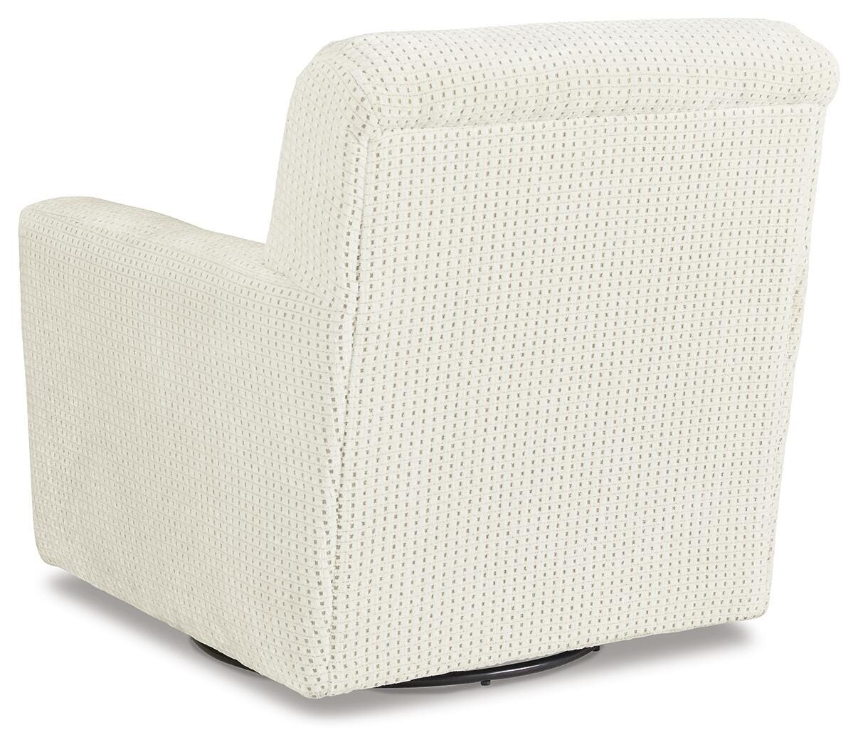 Herstow Swivel Glider Accent Chair - Luxury Home Furniture (MI)