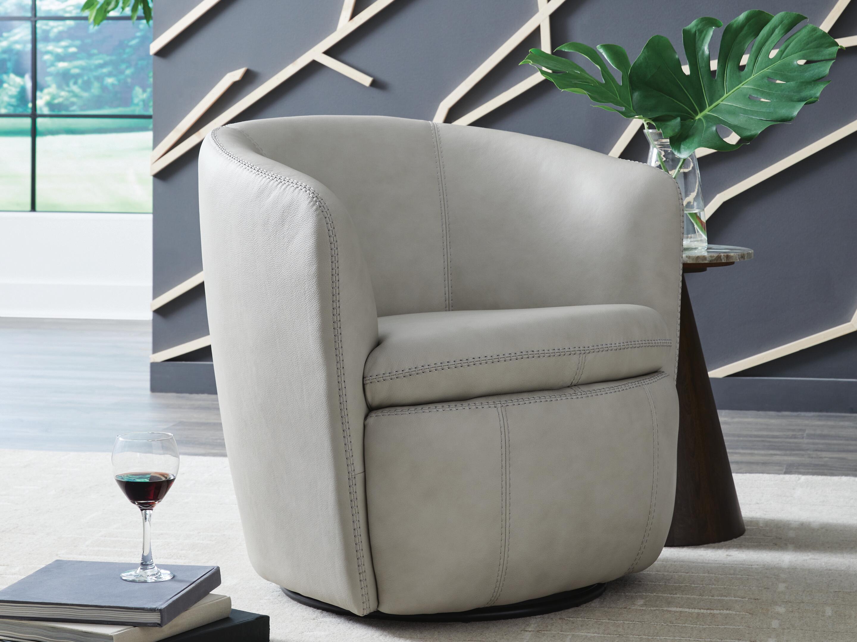 Kierreys Swivel Accent Chair - Luxury Home Furniture (MI)