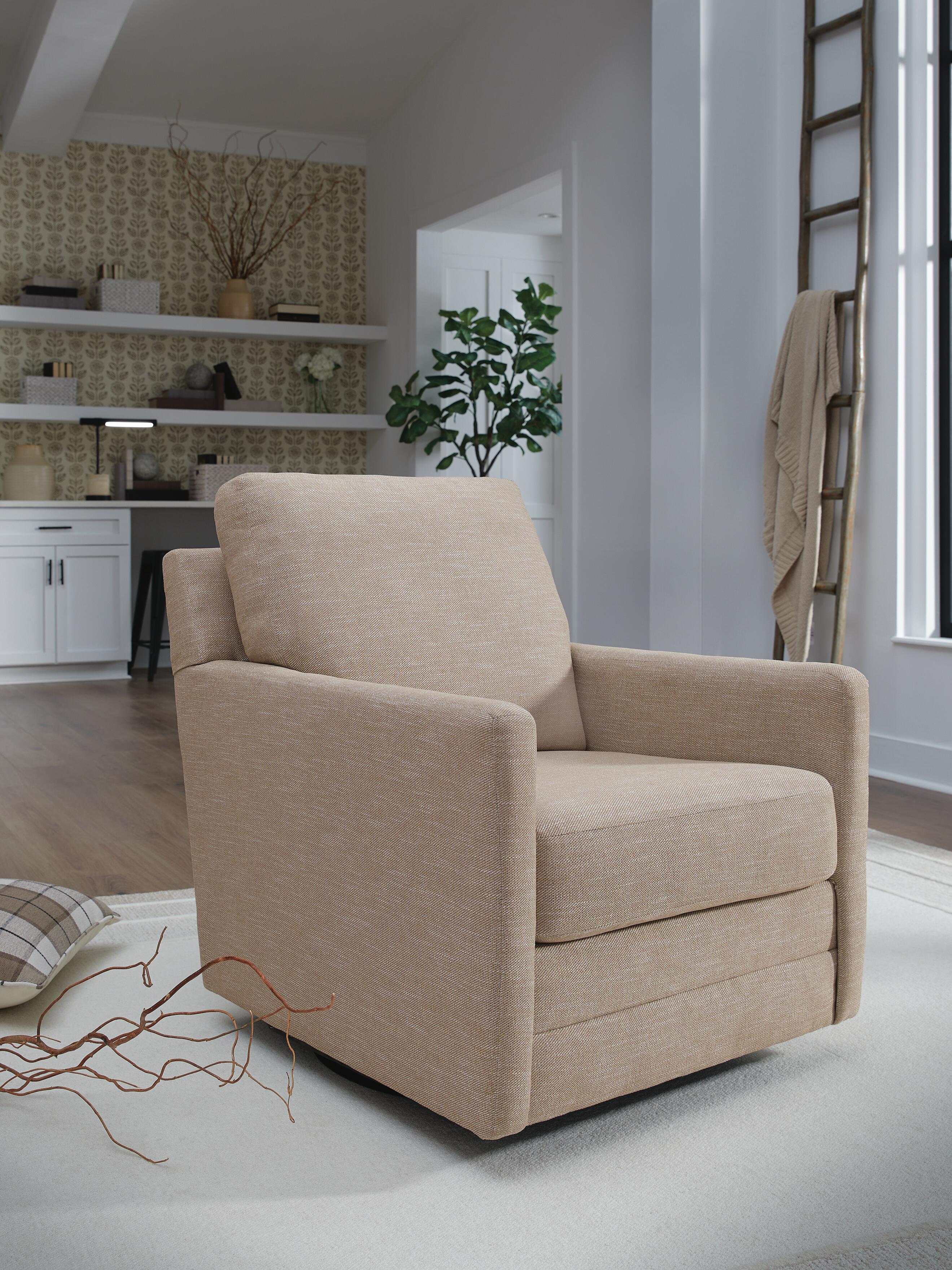 Freybourne Next-Gen Nuvella Swivel Accent Chair - Luxury Home Furniture (MI)