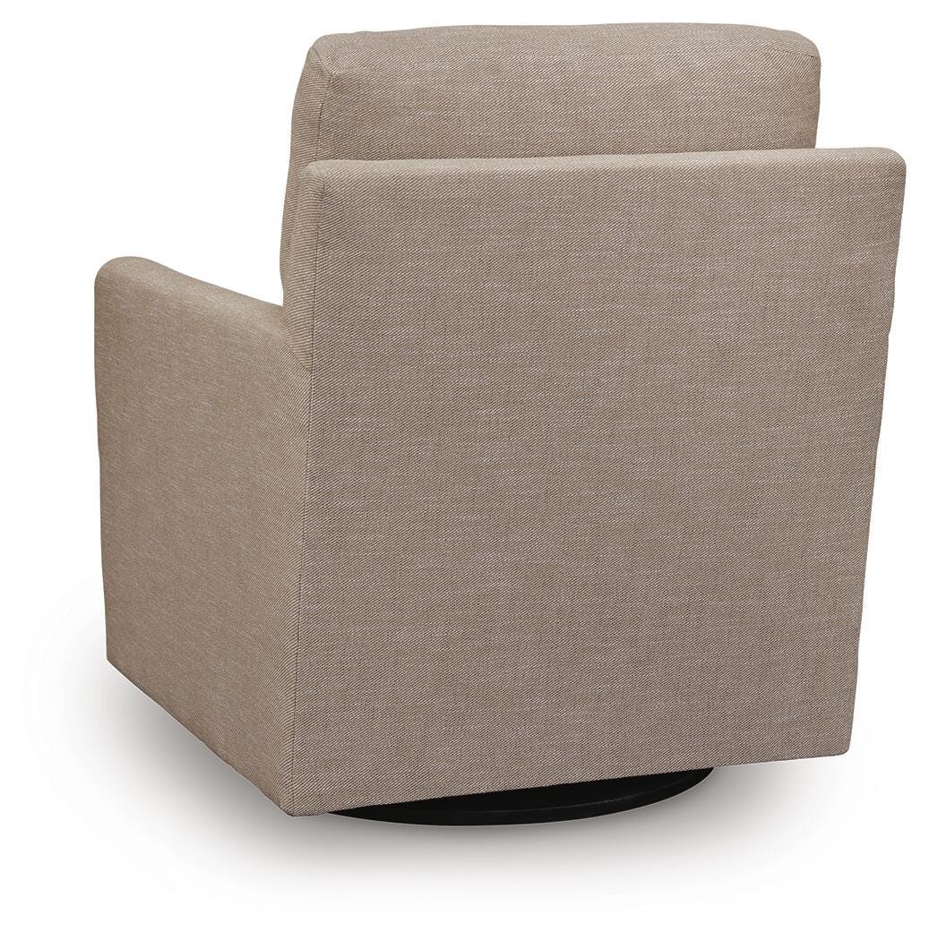 Freybourne Next-Gen Nuvella Swivel Accent Chair - Luxury Home Furniture (MI)