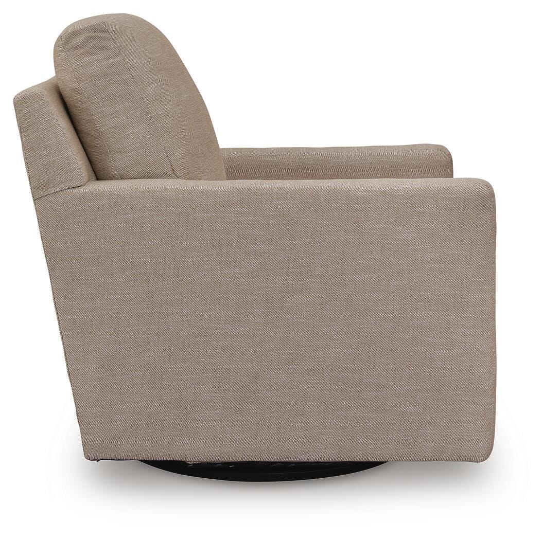 Freybourne Next-Gen Nuvella Swivel Accent Chair - Luxury Home Furniture (MI)