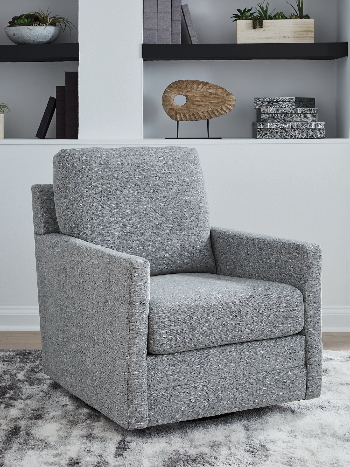 Freybourne Next-Gen Nuvella Swivel Accent Chair - Luxury Home Furniture (MI)