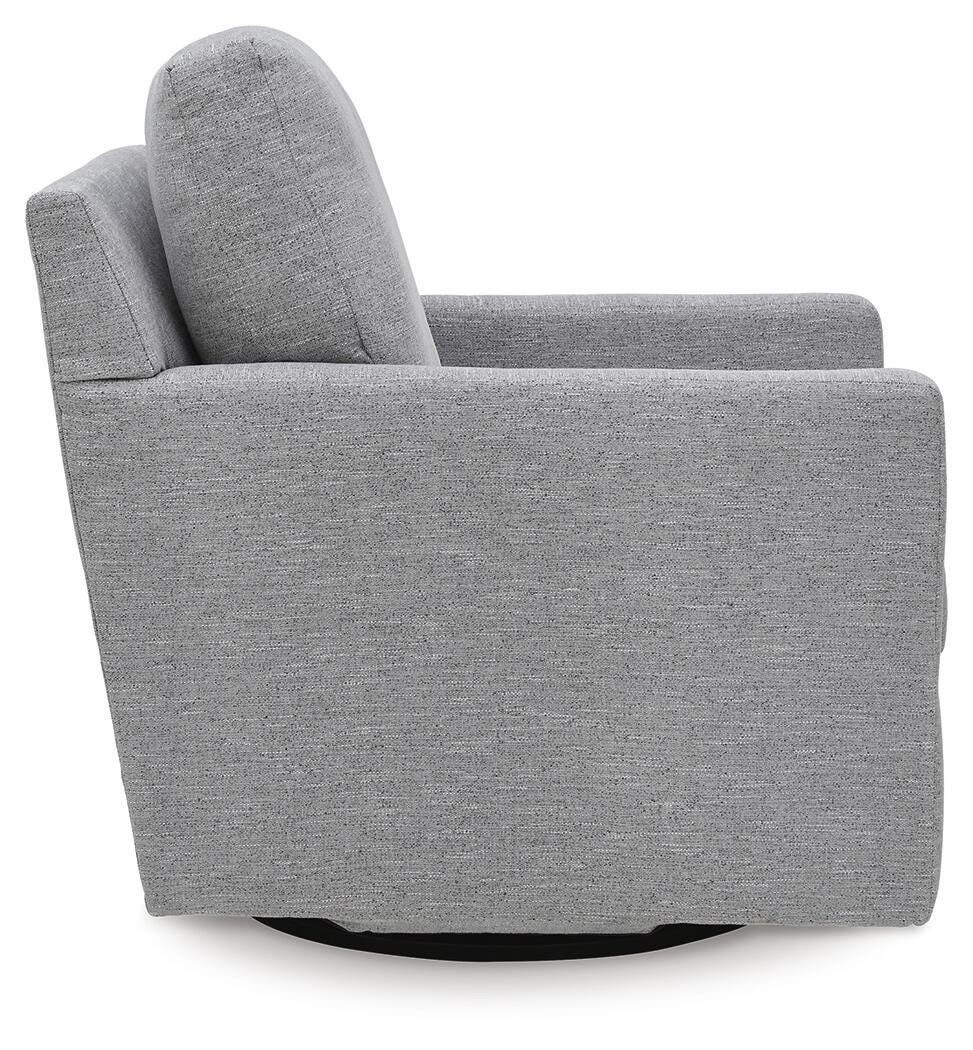 Freybourne Next-Gen Nuvella Swivel Accent Chair - Luxury Home Furniture (MI)
