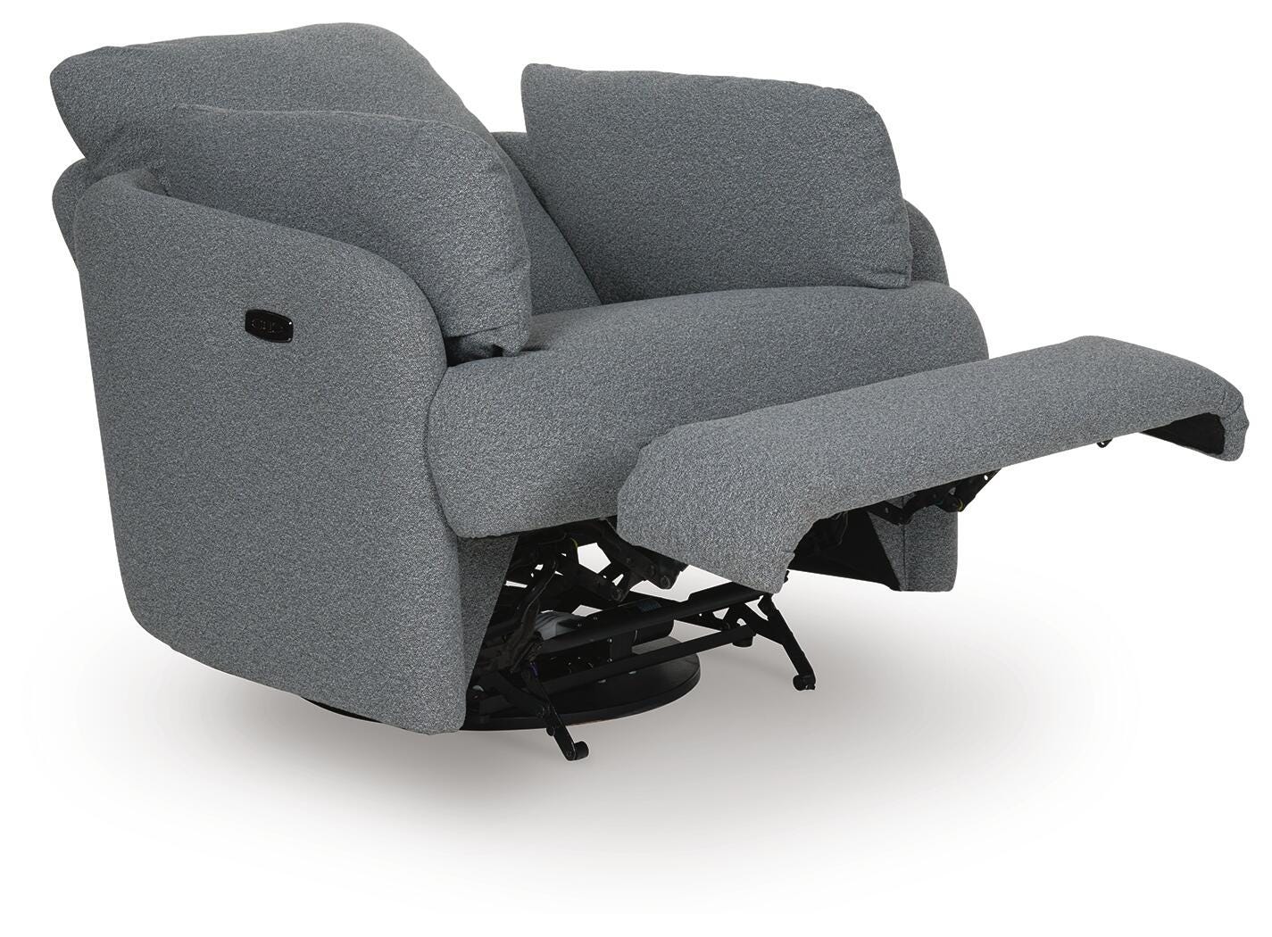 Alainmont Next-Gen Nuvella Swivel Power Recliner - Luxury Home Furniture (MI)