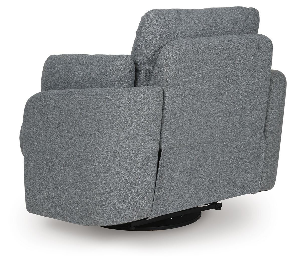 Alainmont Next-Gen Nuvella Swivel Power Recliner - Luxury Home Furniture (MI)