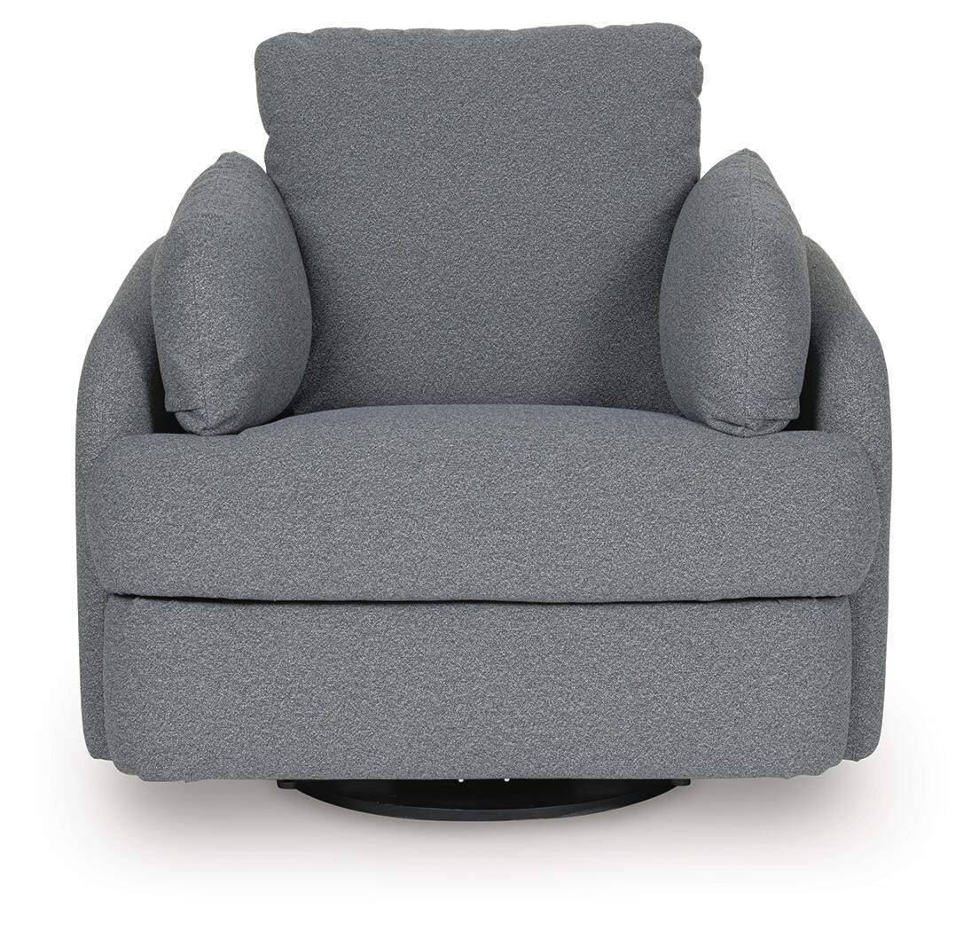 Alainmont Next-Gen Nuvella Swivel Power Recliner - Luxury Home Furniture (MI)