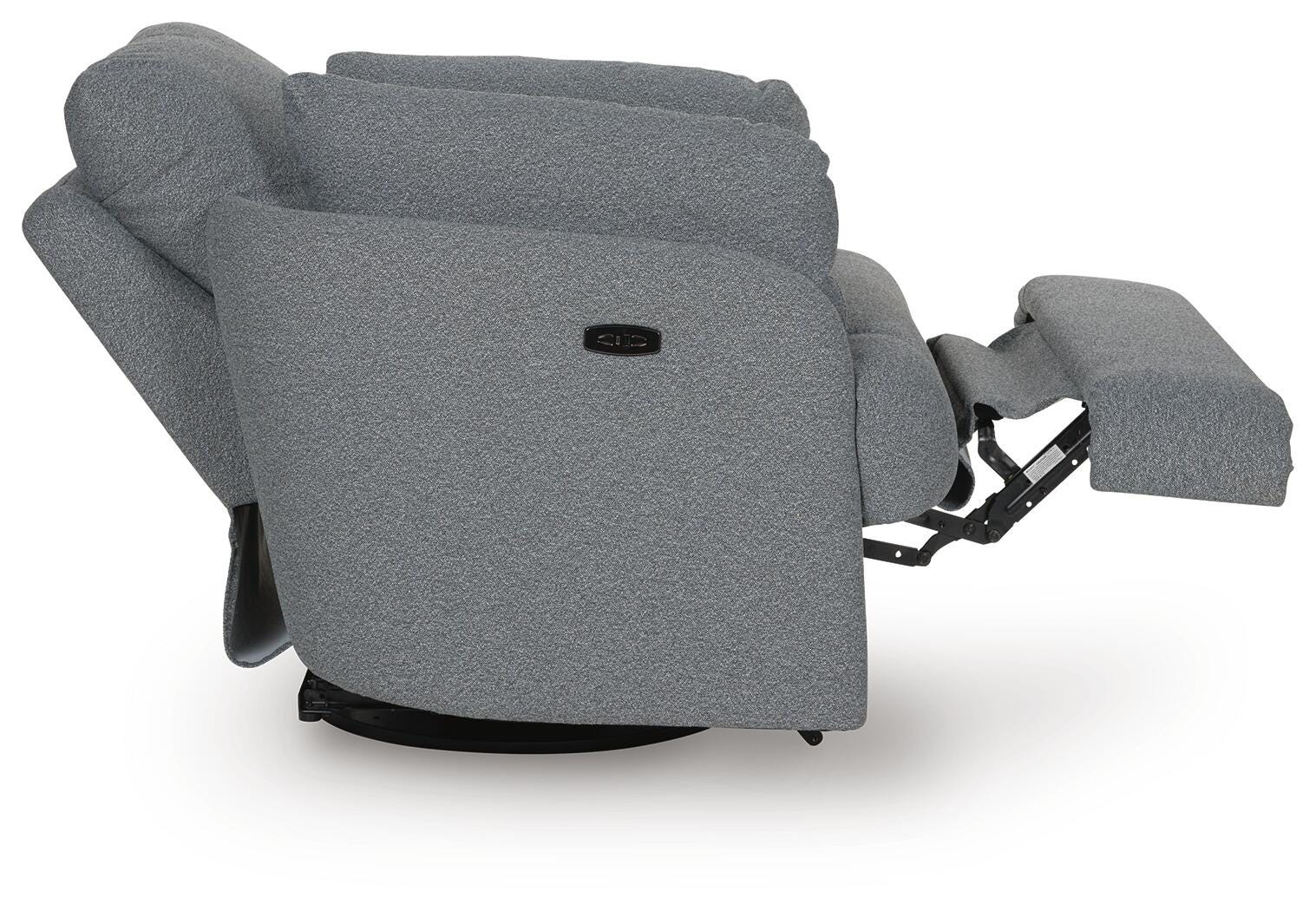 Alainmont Next-Gen Nuvella Swivel Power Recliner - Luxury Home Furniture (MI)