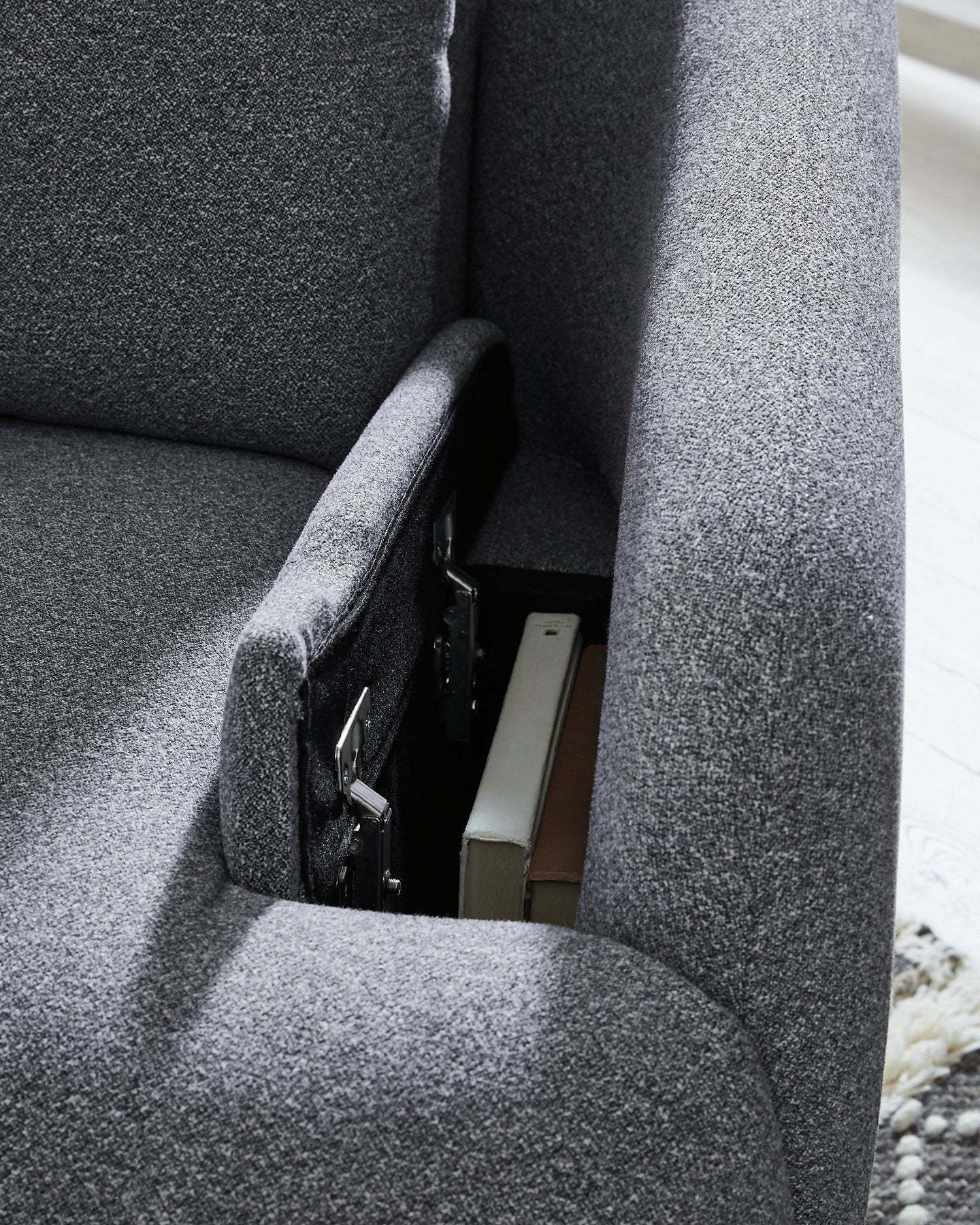 Alainmont Next-Gen Nuvella Swivel Power Recliner - Luxury Home Furniture (MI)