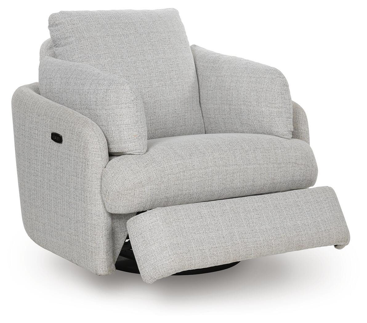 Alainmont Next-Gen Nuvella Swivel Power Recliner - Luxury Home Furniture (MI)