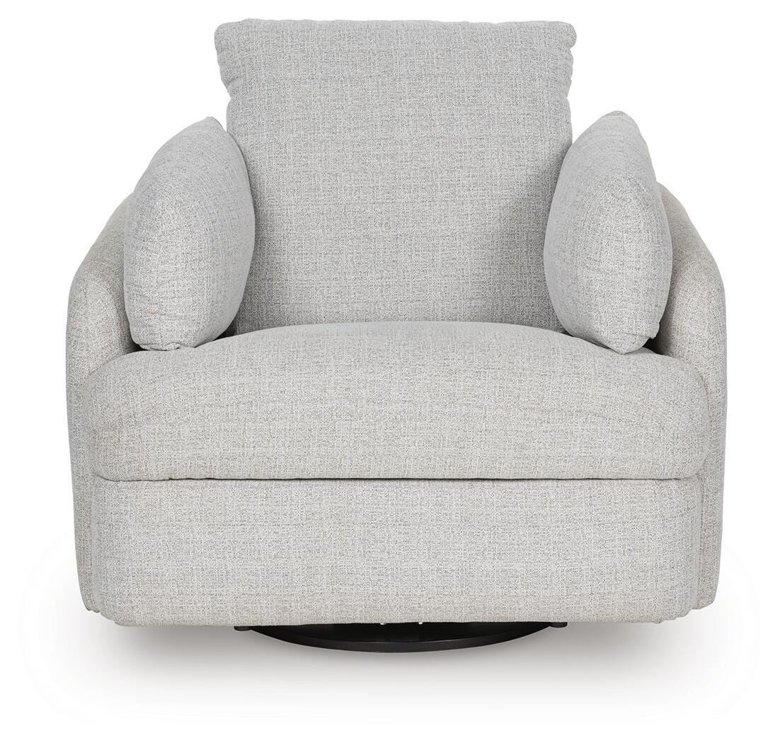 Alainmont Next-Gen Nuvella Swivel Power Recliner - Luxury Home Furniture (MI)