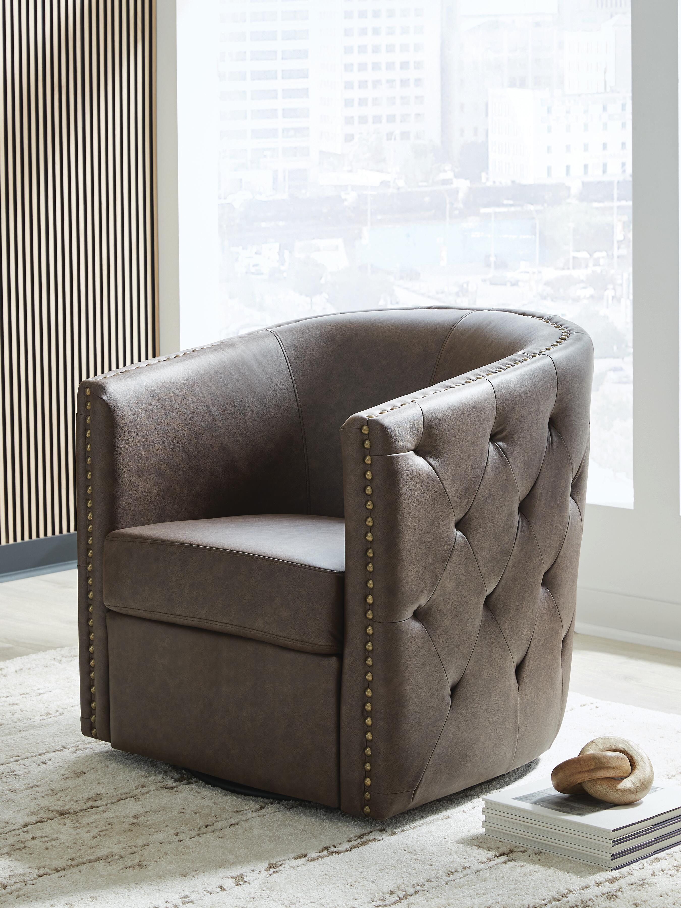 Brentlow Swivel Accent Chair - Luxury Home Furniture (MI)