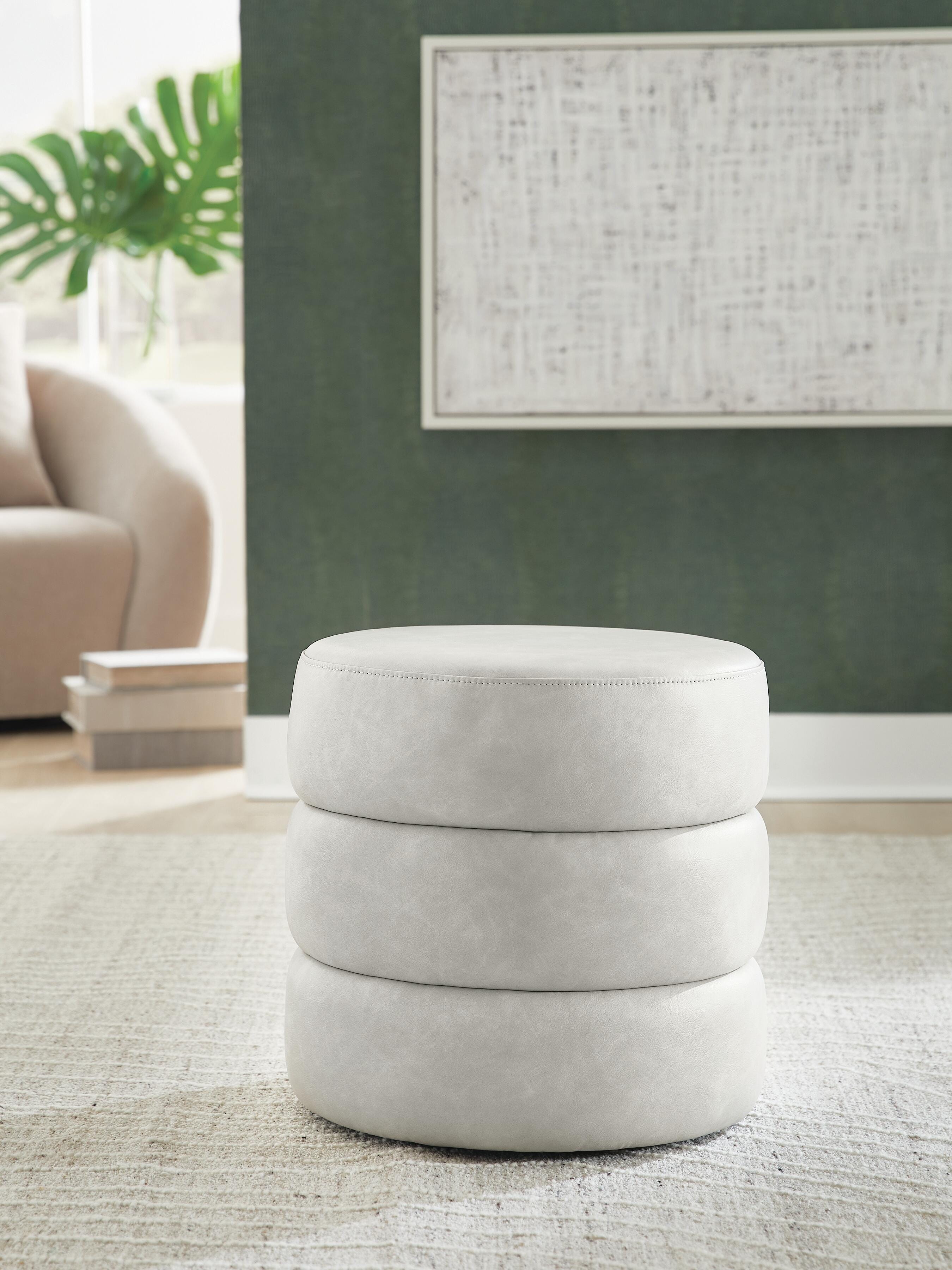 Ummi Swivel Accent Ottoman - Luxury Home Furniture (MI)